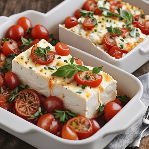 Baked Feta Cheese And Tomatoes Findatorr