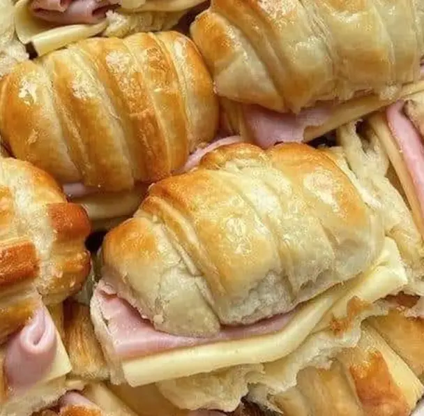 ham and cheese croissants