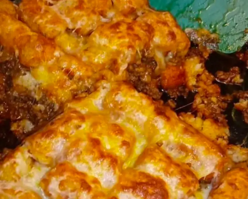 Mexican Tater Tot Casserole