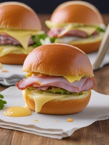 Honey Mustard Ham and Cheese Slider
