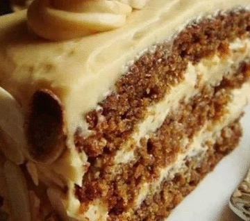 Butterscotch Cake with Caramel Icing
