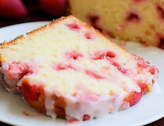 Strawberry Pound Cake