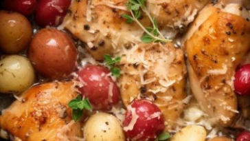 Slow Cooker Garlic Parmesan