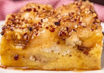 Caramel Apple Bread Pudding Recipe