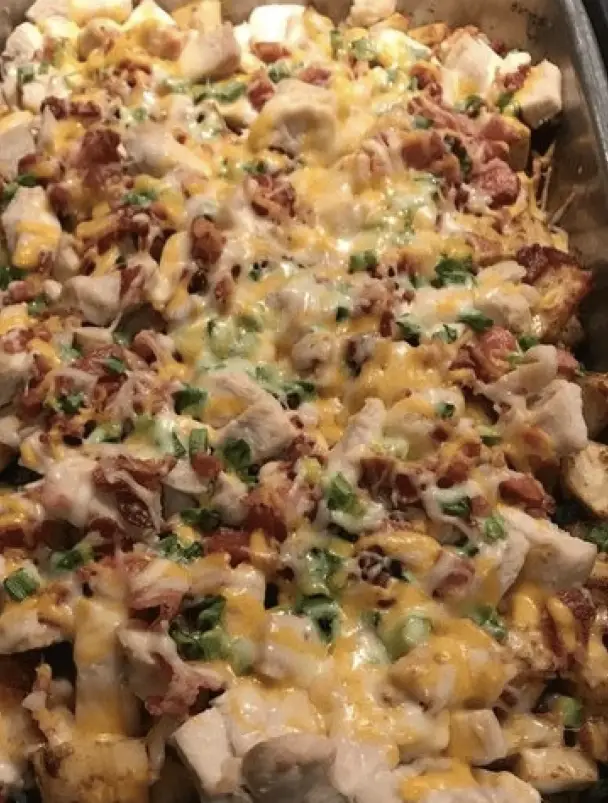 Loaded Baked Potato & Chicken Casserole Recipe