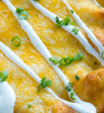 Chicken Bacon Ranch Enchiladas