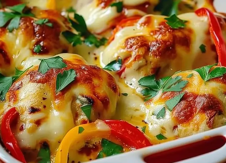 Cheesy Baked Chicken and Peppers – Findatorr