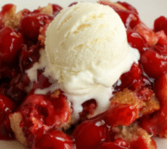 Heavenly Cherry Cobbler