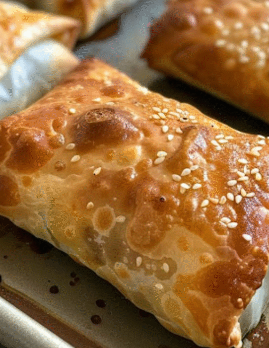 Pan-Baked Egg Rolls