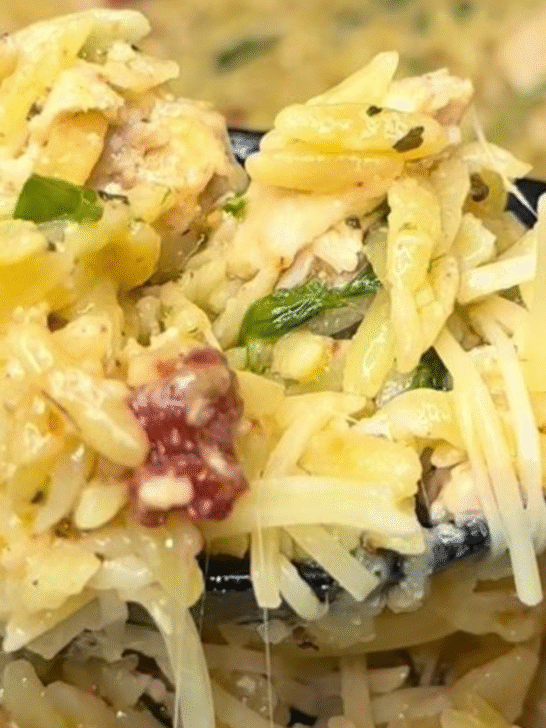 Tuscan Chicken Orzo