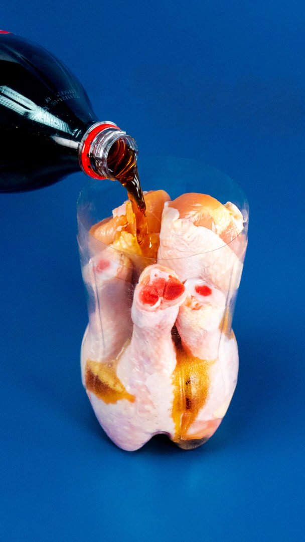 Sweet & Crispy Cola-Marinated Fried Chicken