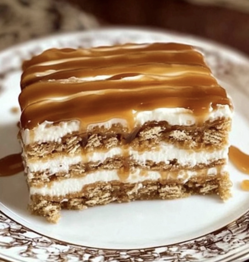 Irresistible Ritz Cracker Salted Caramel Icebox Cake Recipe Irresistible Ritz Cracker Salted Caramel Icebox Cake Recipe