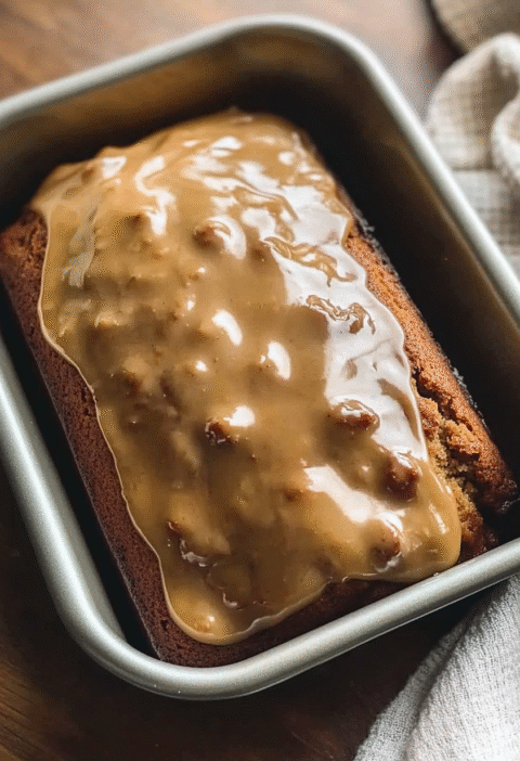 Salted Caramel Banana Bread
