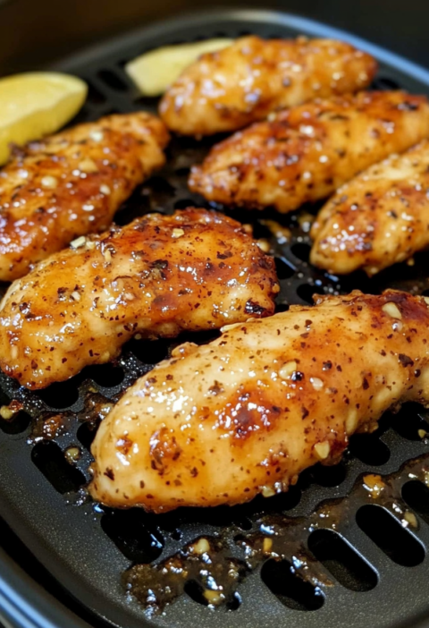 Air Fryer Honey Butter Garlic Chicken Tenders