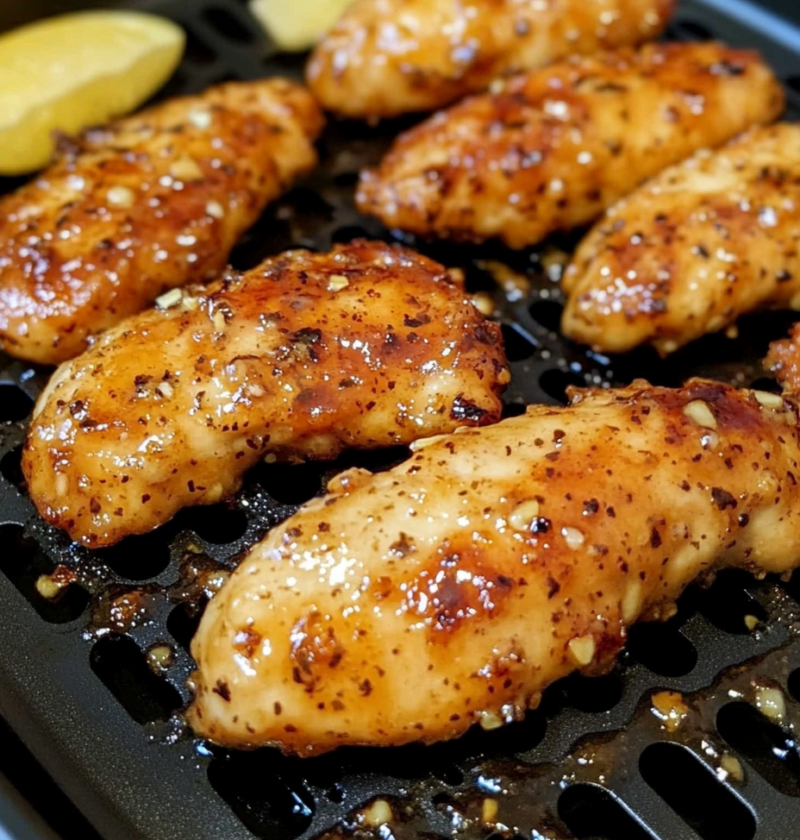Air Fryer Honey Butter Garlic Chicken Tenders Air Fryer Honey Butter Garlic Chicken Tenders