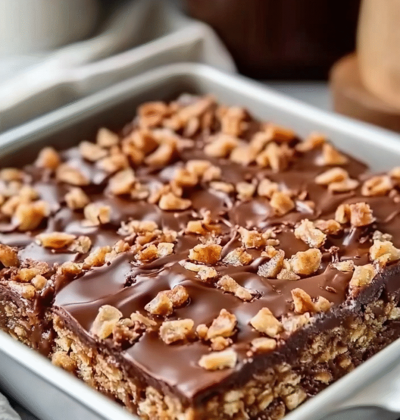 Caramel Chocolate Crunch Bars Caramel Chocolate Crunch Bars