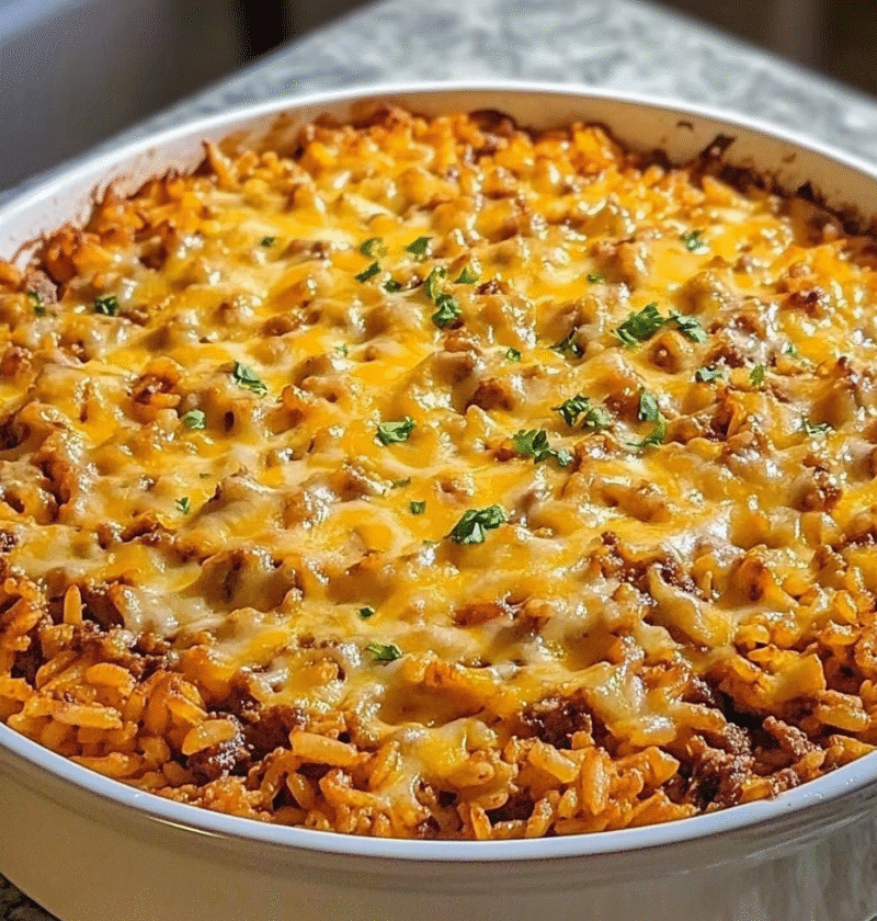 ONE POT MEXICAN RICE CASSEROLE