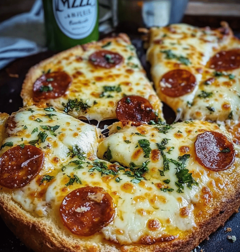 Garlic Bread Pizza