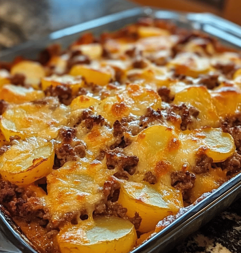 Hamburger Potato Casserole Hamburger Potato Casserole
