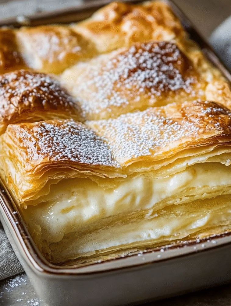 Creamy Custard Puff Pastry Delight