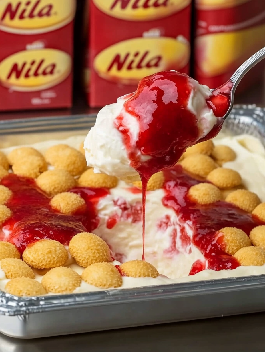 Strawberry Banana Pudding Dessert