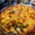 Buttermilk Chicken Cornbread Casserole