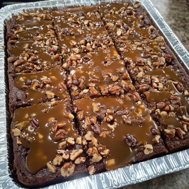 Turtle Caramel Cake Recipe