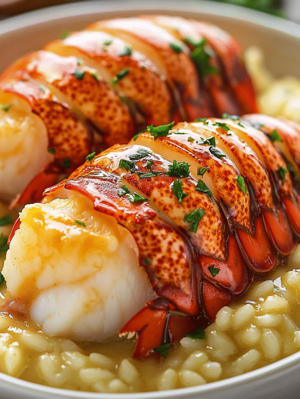 Garlic Butter Lobster and Scallops
