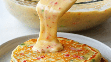 Fluffy Vegetable Savory Pancakes
