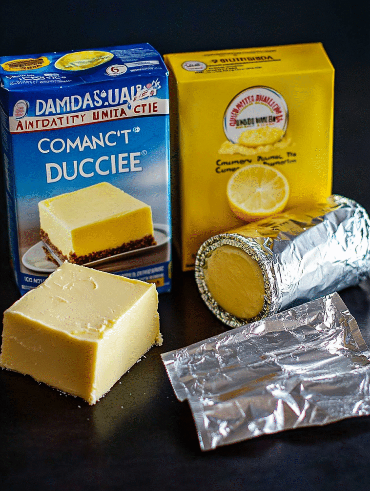 4-Ingredient Lemon Cream Cheese Dump Cake