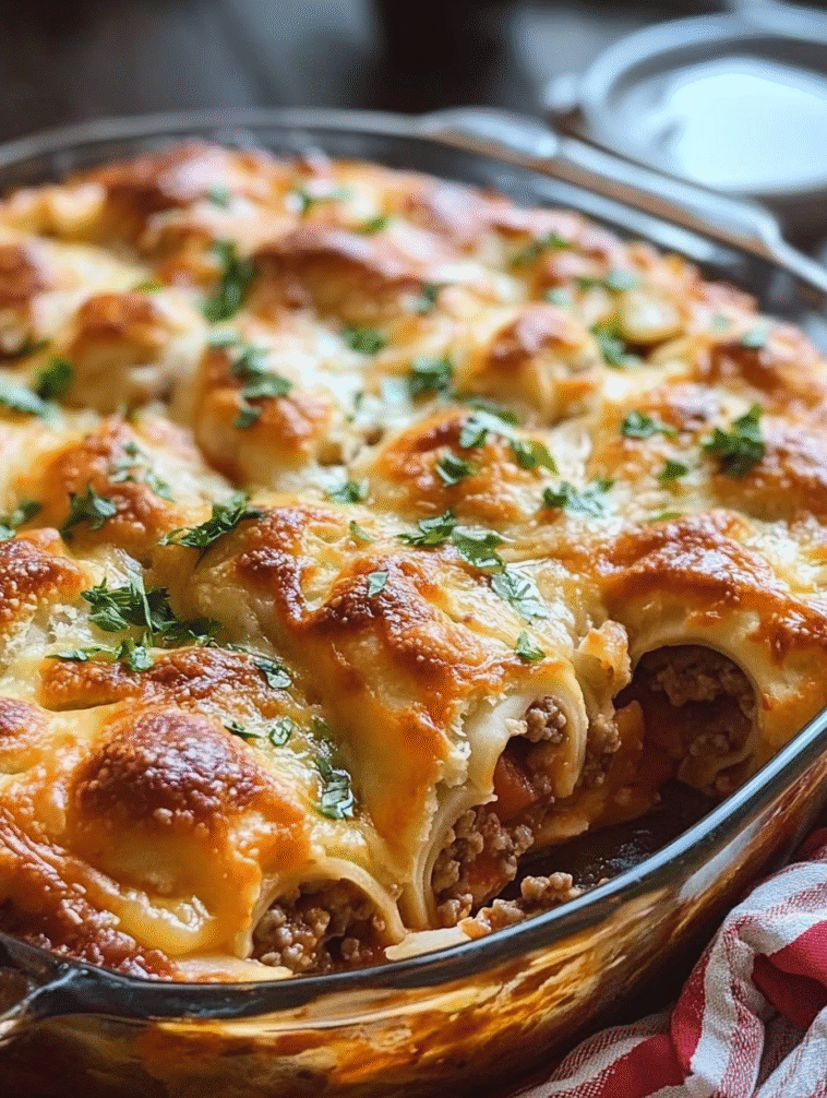 Italian crescent casserole