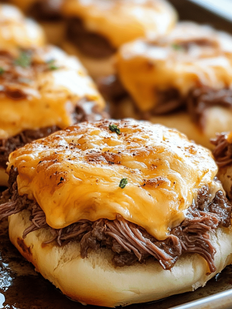 Baked French Dip Biscuits
