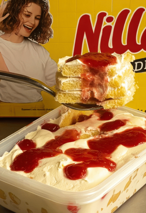 Strawberry Banana Pudding Dessert