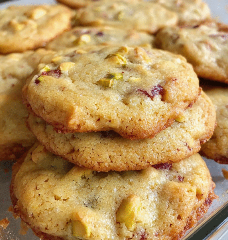 Cranberry Orange Pistachio Cookies