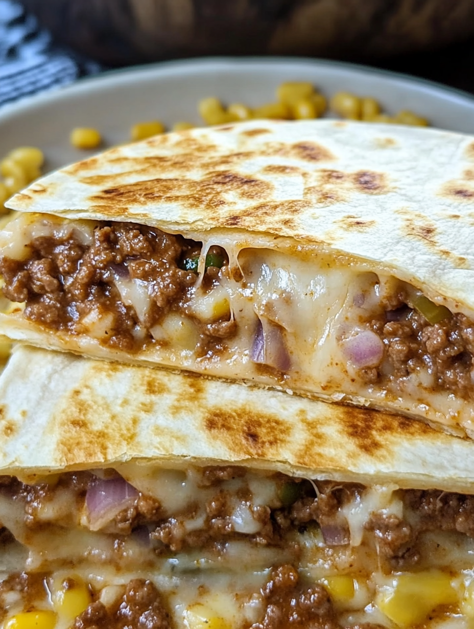 Sloppy Joe Quesadilla Flavors