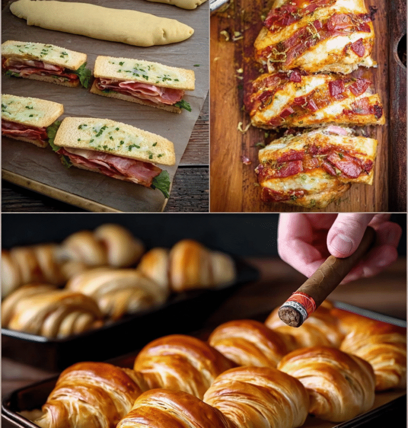 Savory Twisted Puff-Pastry Rolls