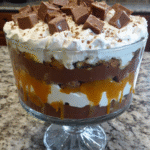 Chocolate fudge brownie trifle