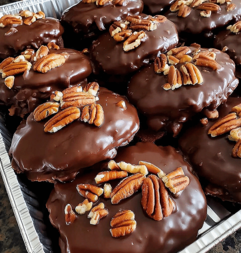 Pecan caramel clusters
