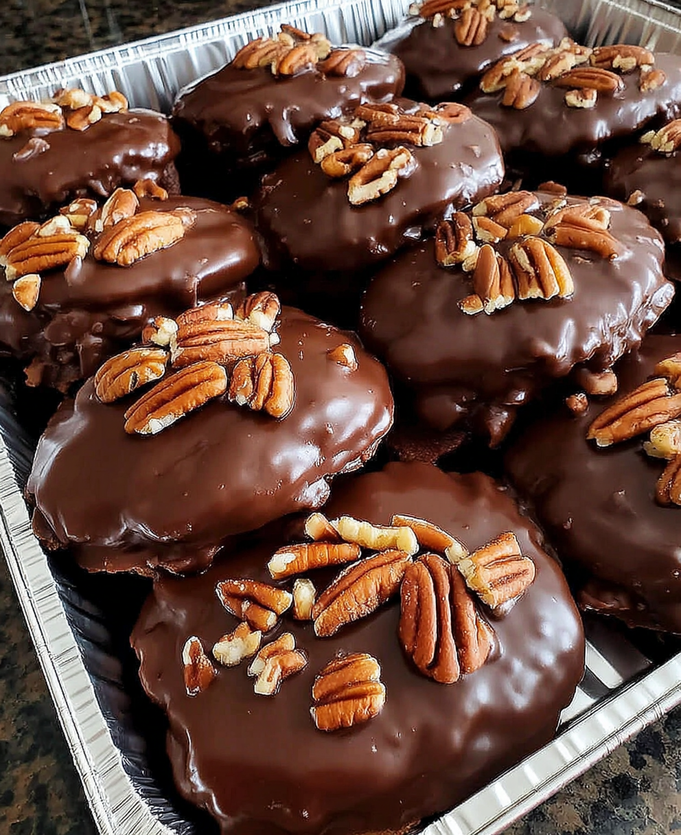 Pecan caramel clusters