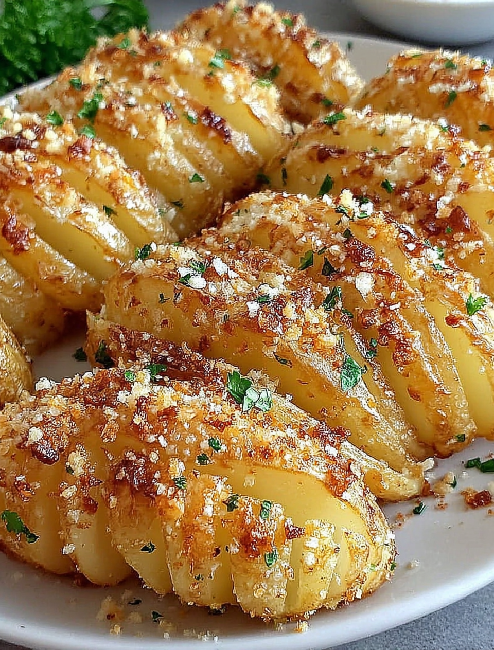 Crispy parmesan roasted potatoes