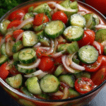 Tangy Cucumber Tomato Onion Salad Recipe – Refreshing Flavor Burst Tangy Cucumber Tomato Onion Salad Recipe – Refreshing Flavor Burst