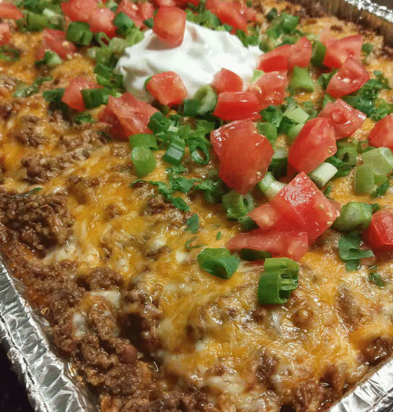 WALKING TACO CASSEROLE