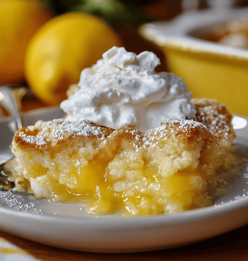 Magic Lemon Cobbler