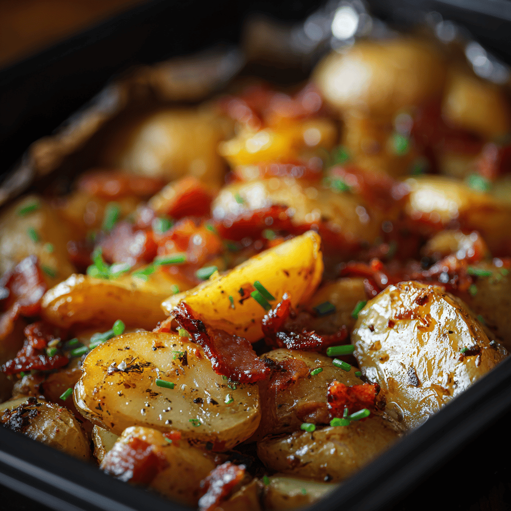 Slow Cooker Cheesy Bacon Ranch Potatoes