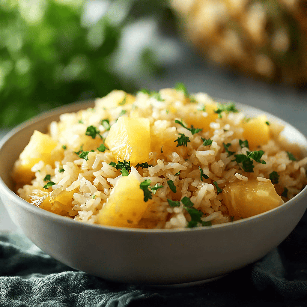 Sweet and Spicy Pineapple Rice: A Flavor-Packed Side Dish Bursting with Tropical Heat
