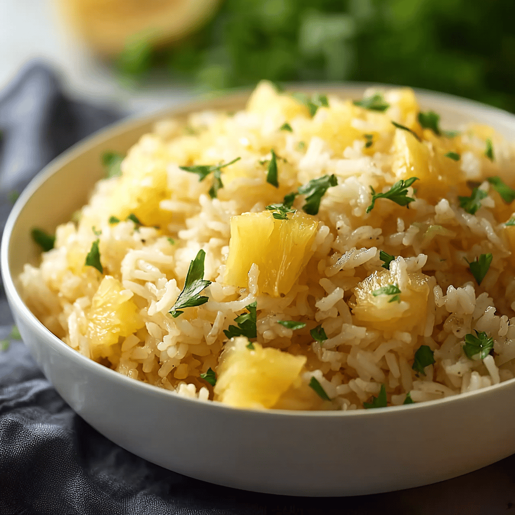 Sweet and Spicy Pineapple Rice: A Flavor-Packed Side Dish Bursting with Tropical Heat