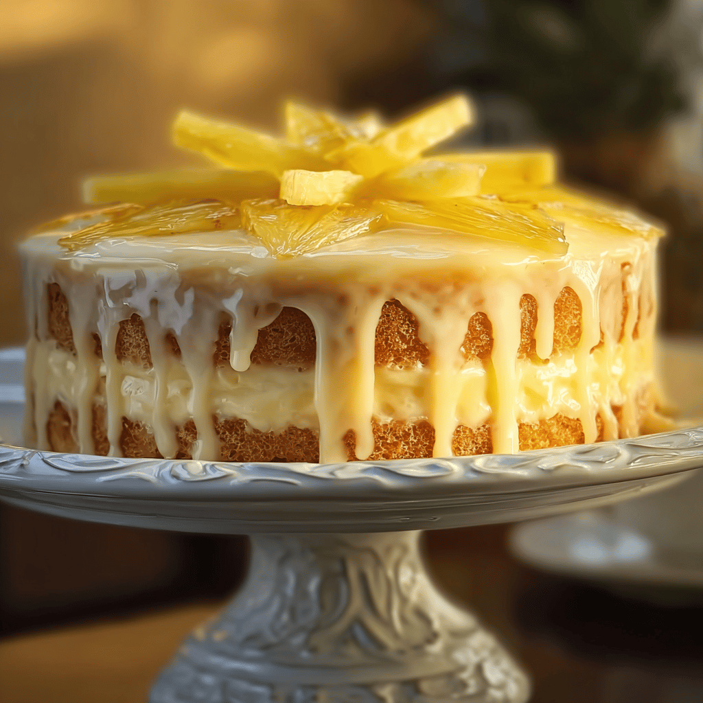 Irresistible Pineapple Juice Cake