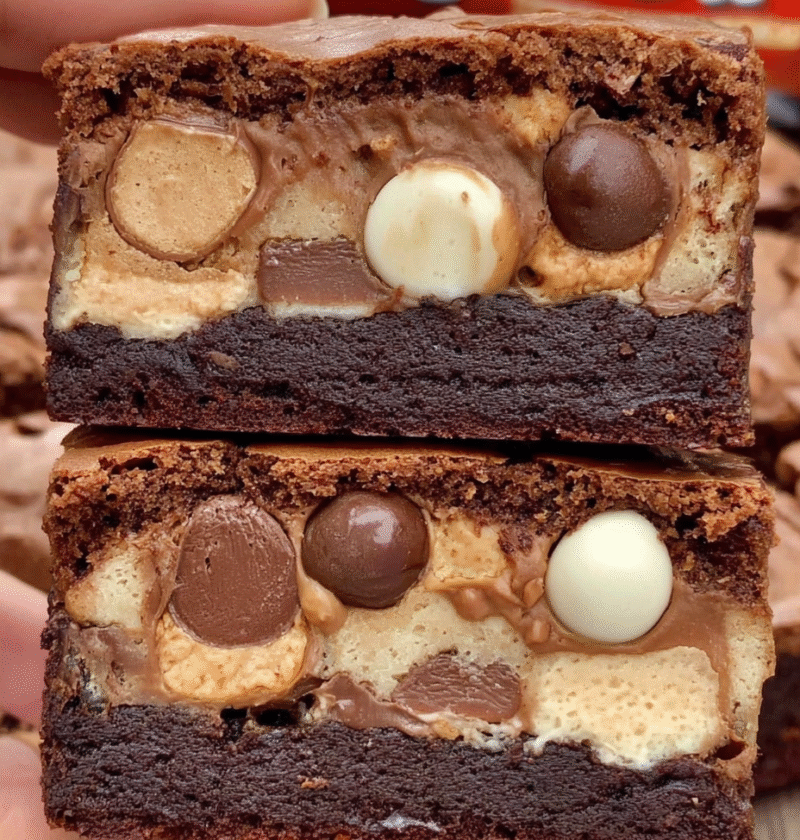 Decadent Kinder Bueno Brookies: Indulgent Chocolate Chunk Cookies with a Kinder Bueno Twist!