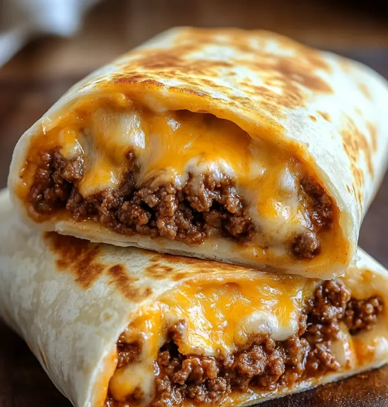 Beef and Cheese Chimichangas Recipe