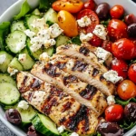 Grilled Chicken Greek Salad Recipe